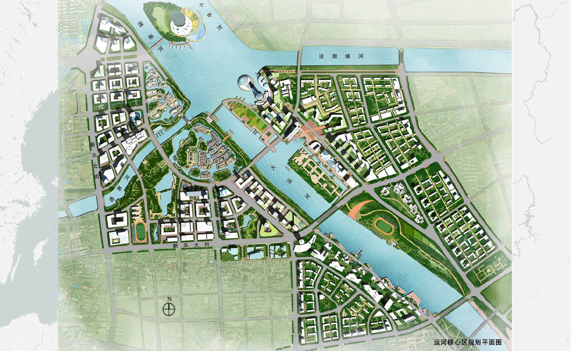 运河商务区 规划图片